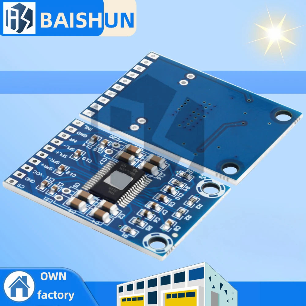 XH-M562 DC 12V-24V 2x50W Dual Channel Mini Digital Amplifier D Class Zpaxo