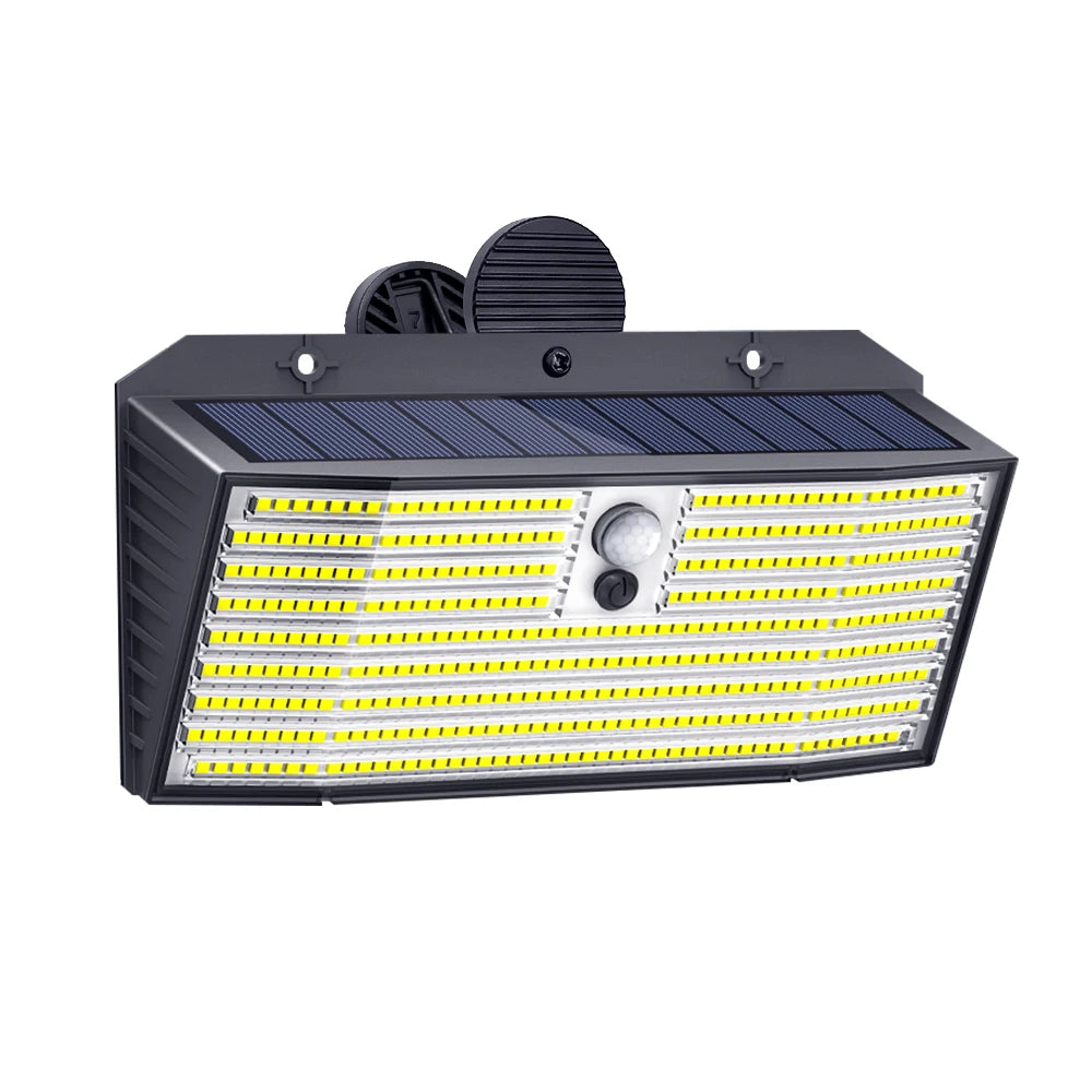 418LED Clip Solar Lights Outdoor with Motion Sensor Solar Wall Light Portable Security Lights for Chain Link Patio Deck Yard Zpaxo