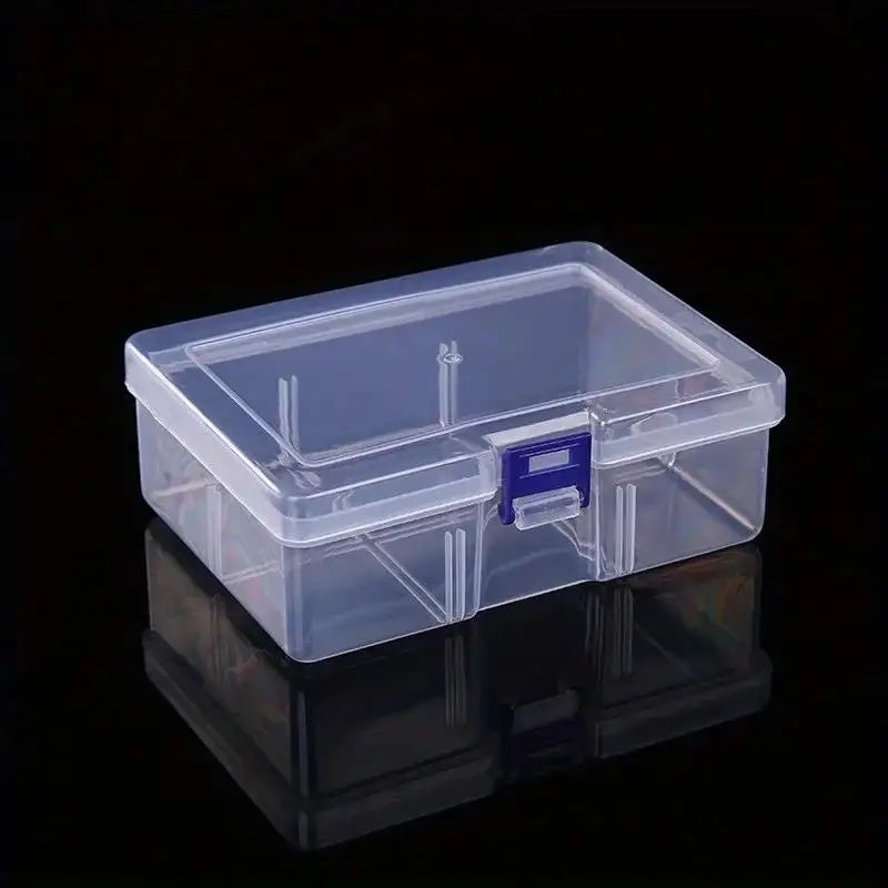 Transparent plastic storage box-dustproof and waterproof storage box for storing screwdrivers tools/jewelry with clear vision Zpaxo 1pc