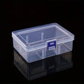 Transparent plastic storage box-dustproof and waterproof storage box for storing screwdrivers tools/jewelry with clear vision Zpaxo 1pc