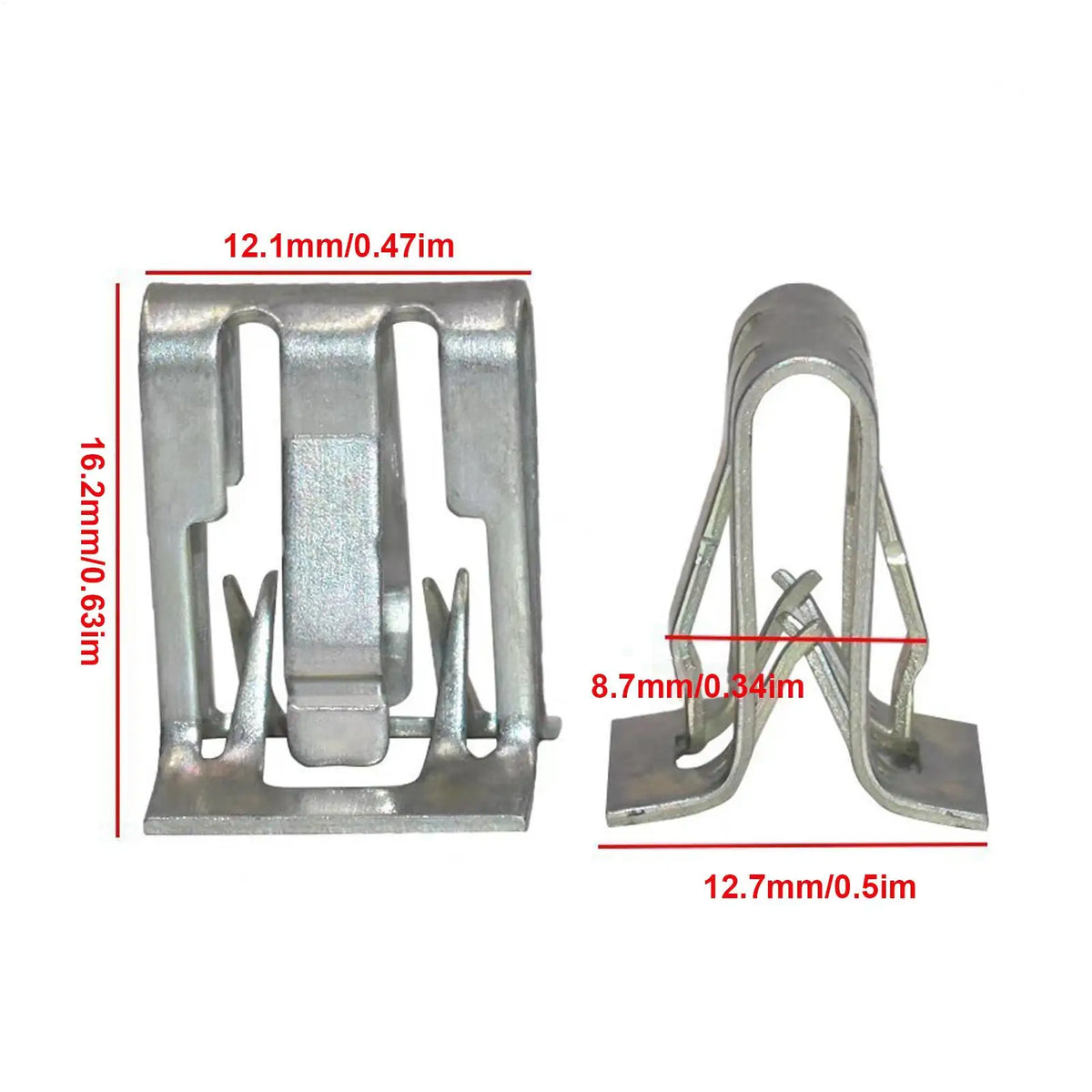 Metal Retainer Clip Universal Car Dashboards DVD Panel Interior Trim Zpaxo