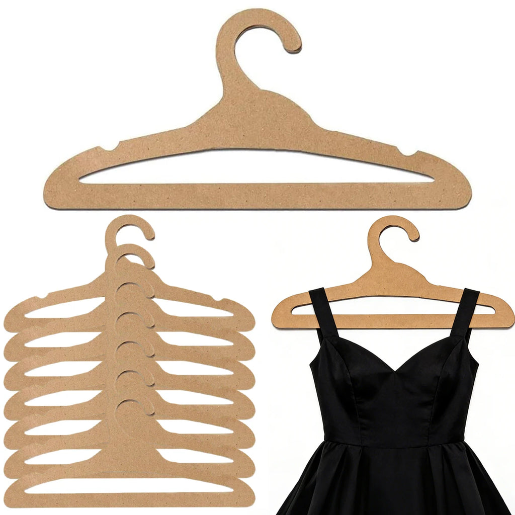 Disposable Cardboard Clothes Hangers – 10/20 Pack | Travel & Events