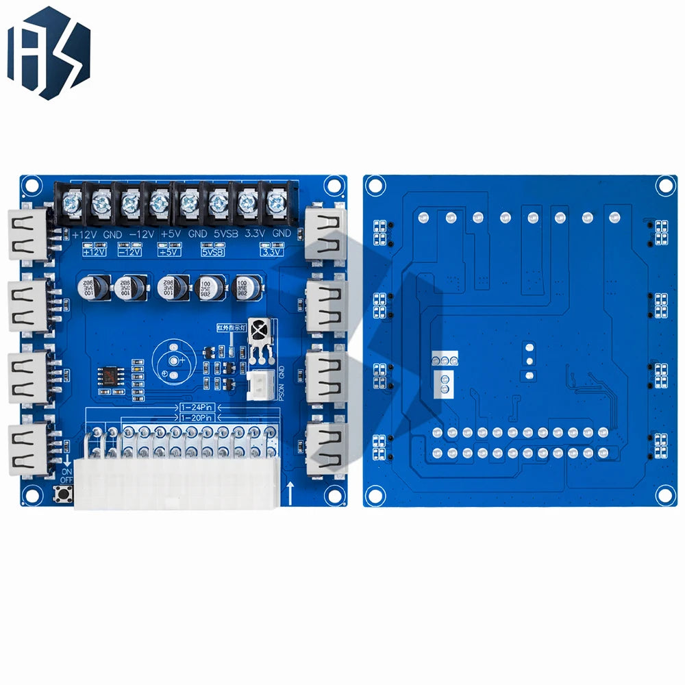 XH-M229 HU-M28W 24Pin Desktop Chassis Power ATX Transfer Adapter Zpaxo