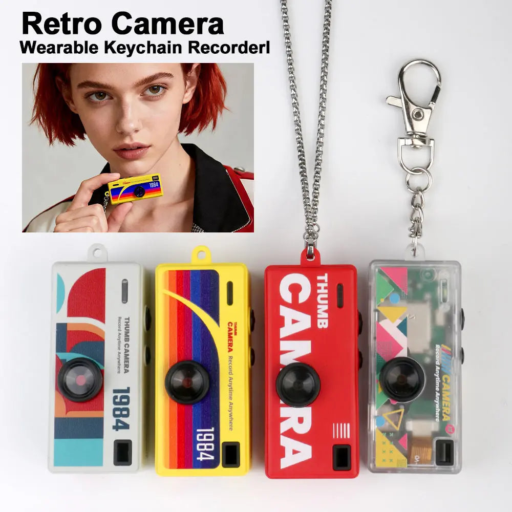2026 G6 Thumb Camera 0.96inch Keychain Camera Student Party Outdoor Sports Camera Video Shooting Children Camera Video Recorder Zpaxo
