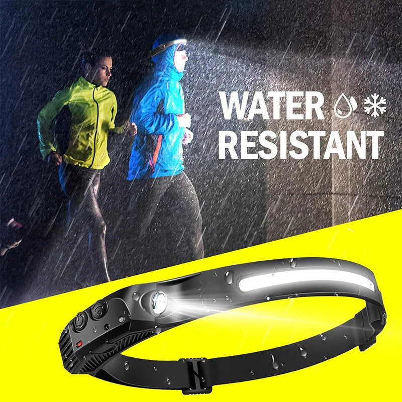 4-Pack Waterproof LED Headlamp Set – 6 Modes, Camping
