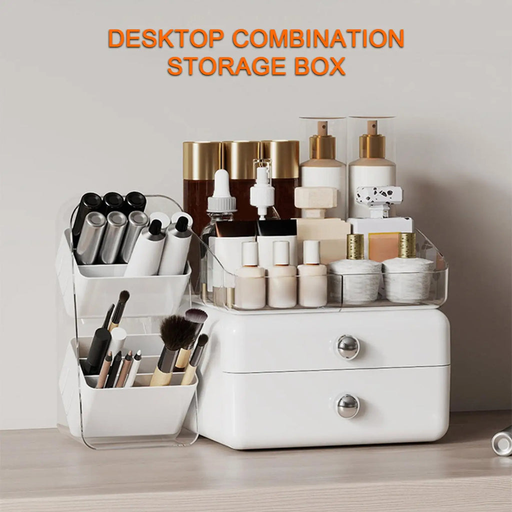 Makeup Organizer Large Storage Box Drawers Skincare Organizers Brush