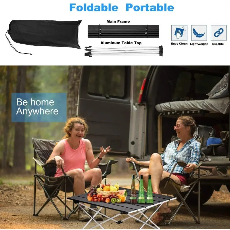 Ultralight Portable Folding Camping Table Foldable Outdoor Dinner