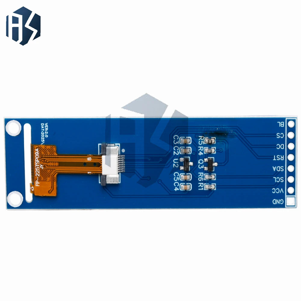 2 25-Inch TFT LCD Module ST7789 76 Small Full-view SPI Display Zpaxo