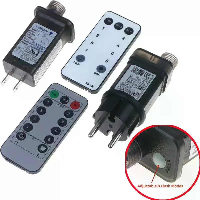 EU UK US Plug Switch Adapter Waterproof Laser Lighting Power Supply Zpaxo