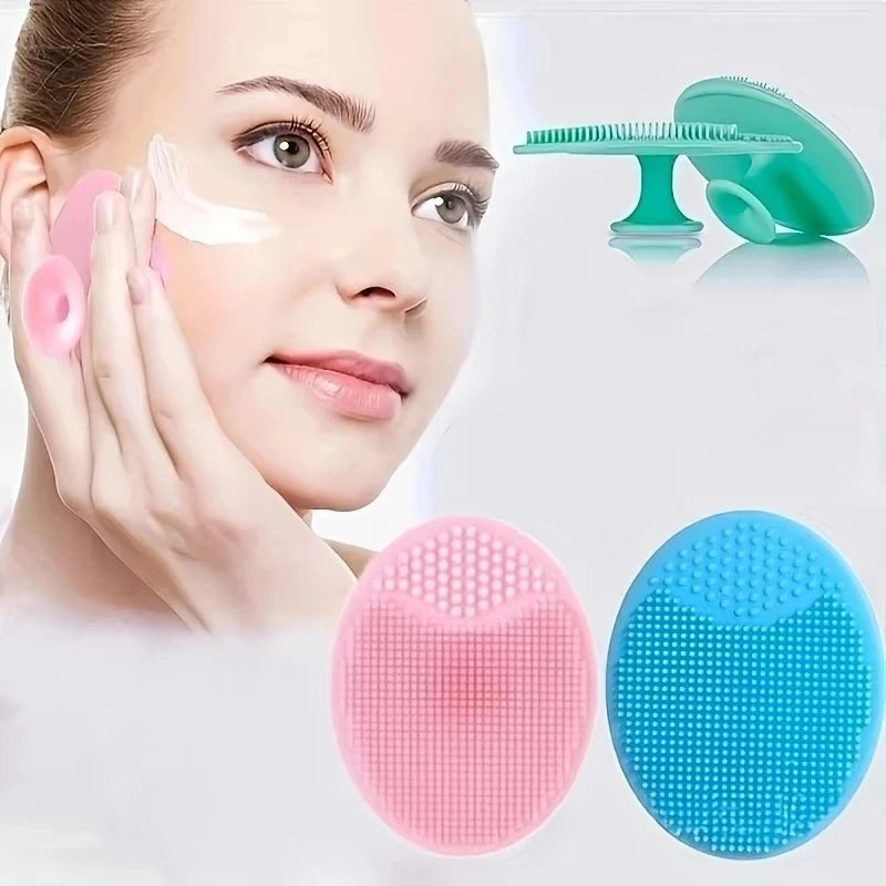 Silicone Face Wash & Baby Shampoo Brush – Soft Scrub Pad