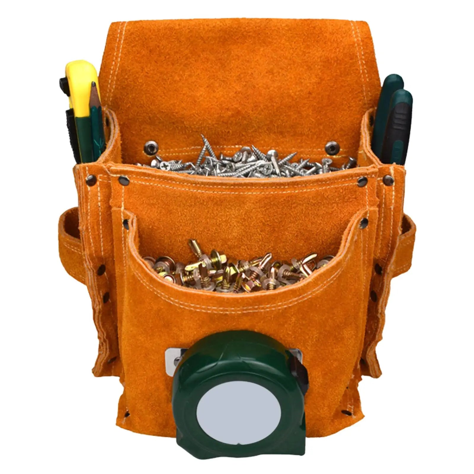 Tool Pouch Belt Durable Storage Organizer Wrench Camping Gear Car Zpaxo Yellow