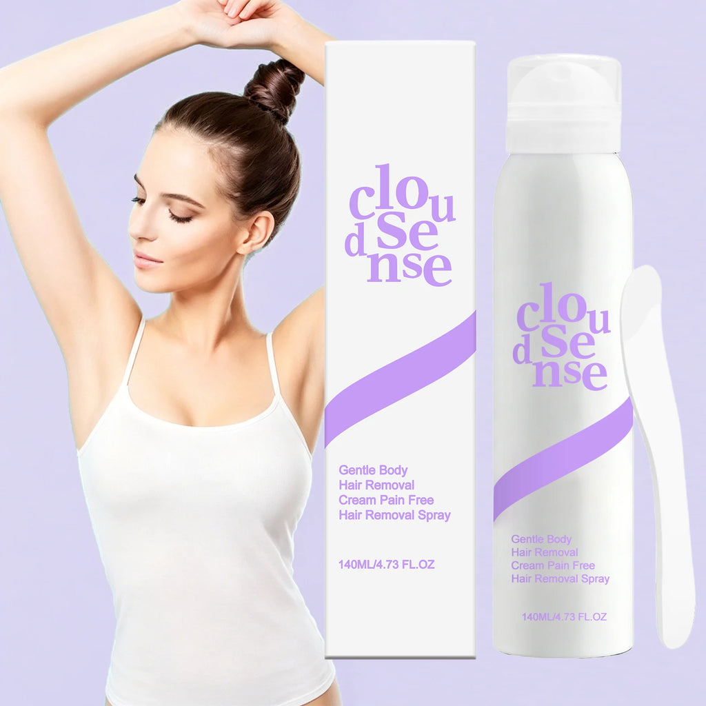 Pain-Free Hair Removal Spray | Full Body Depilatory Foam Hair Removal Spray Zpaxo
