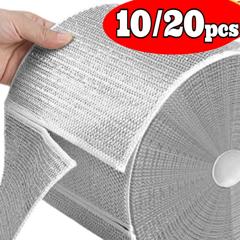 20/5pcs Reusable Wire Dishwashing Rags - Non-Scratch Multi purpose Cleaning Pads for Wet and Dry Dishcloths for Washing Dishes Zpaxo