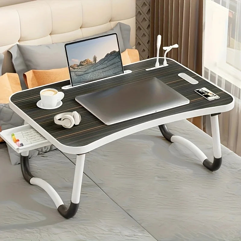 [Portable Laptop Desk] Sturdy and Durable Extra Large Portable Laptop Folding Desk | Multi-functional Study Table, Tray Stand, Zpaxo