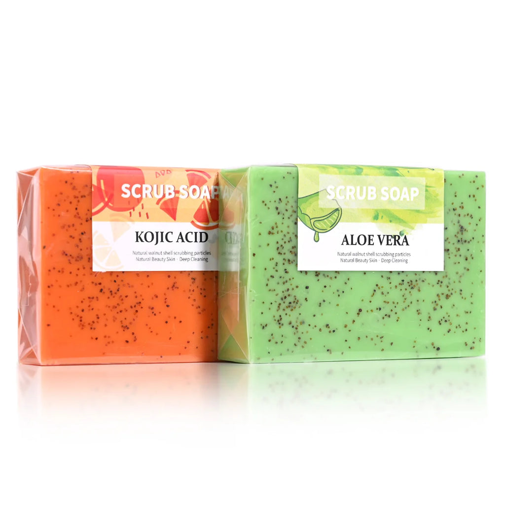 Kojic Acid Turmeric Vitamin C Exfoliating Scrub Soap 100g Exfoliating Scrub Soap Zpaxo