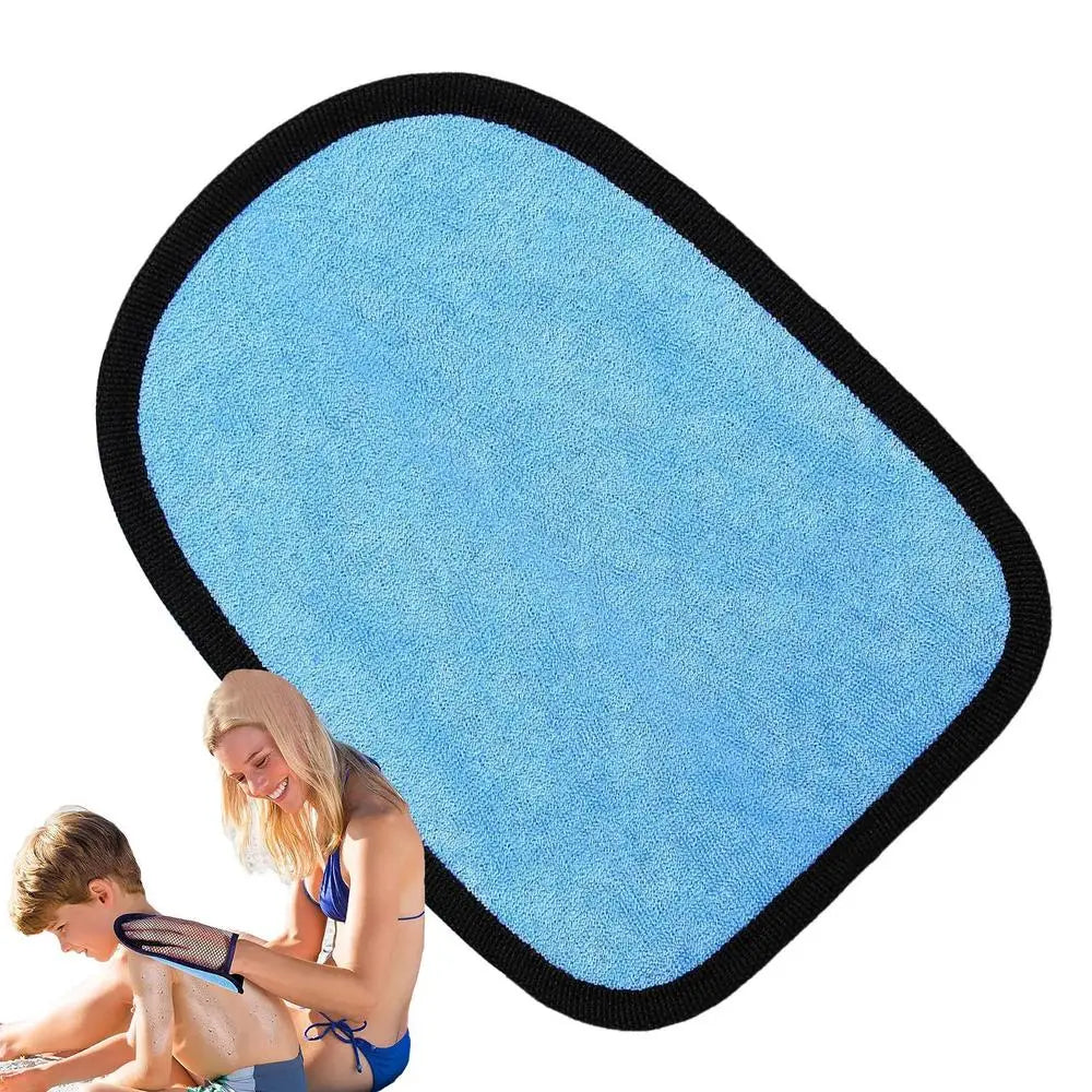 Beach Sand Mitt Cleaning Off Mitt Skin Friendly Sand Cleaner For Beach Adult And Kids Clean Sand From Skin Water Activities Zpaxo Blue United States