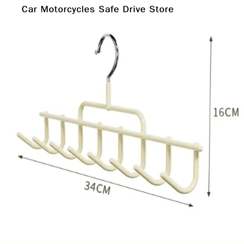 Hat Rack Ins-style Cap Organizer Hanging Hooks Fits 8 Tall Caps Dorm