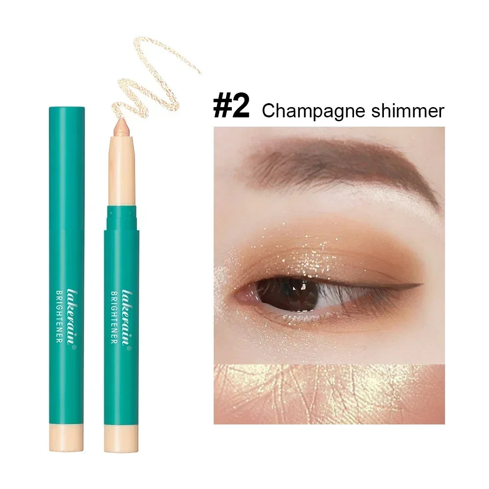 Waterproof Pearlescent Eyeshadow Pencil Stick Lasting Glitter Shimmer Zpaxo 2