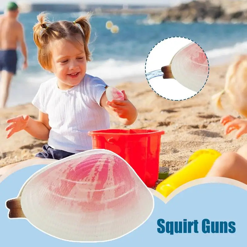 Outdoor Water Toys Clam Shaped Kids Pool Novelty Pranking Stuff Gags Zpaxo