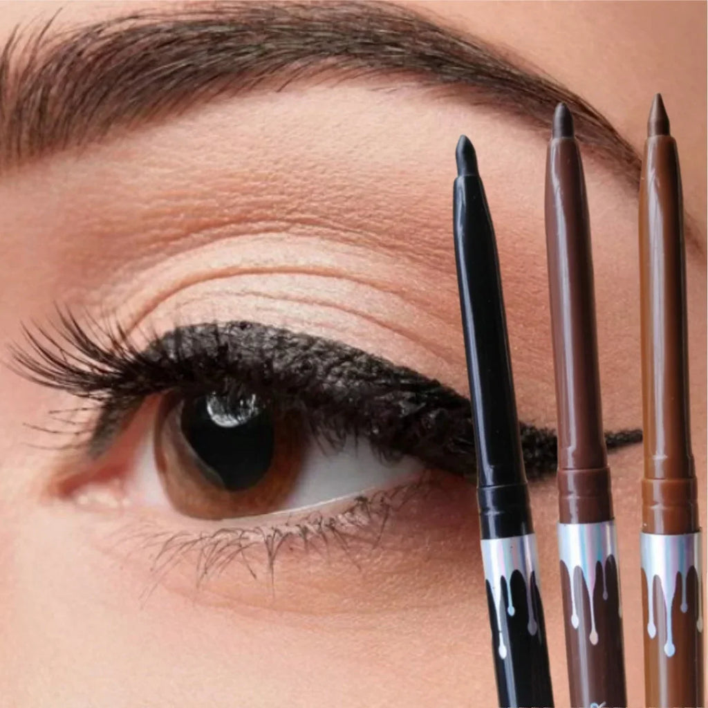 Waterproof Eyeliner Pen Brown Lying Silkworm Pen Soft Easy Wear Quick Dry Smooth Eye Liner Long Last Lower Eyelash Pen Makeup Zpaxo