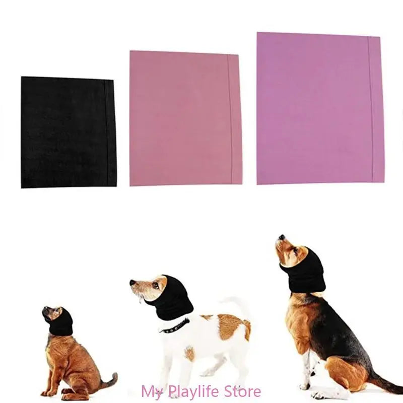 Dog Grooming Ear Wrap Soft Noise-proof Earmuffs Pet Cover Noise