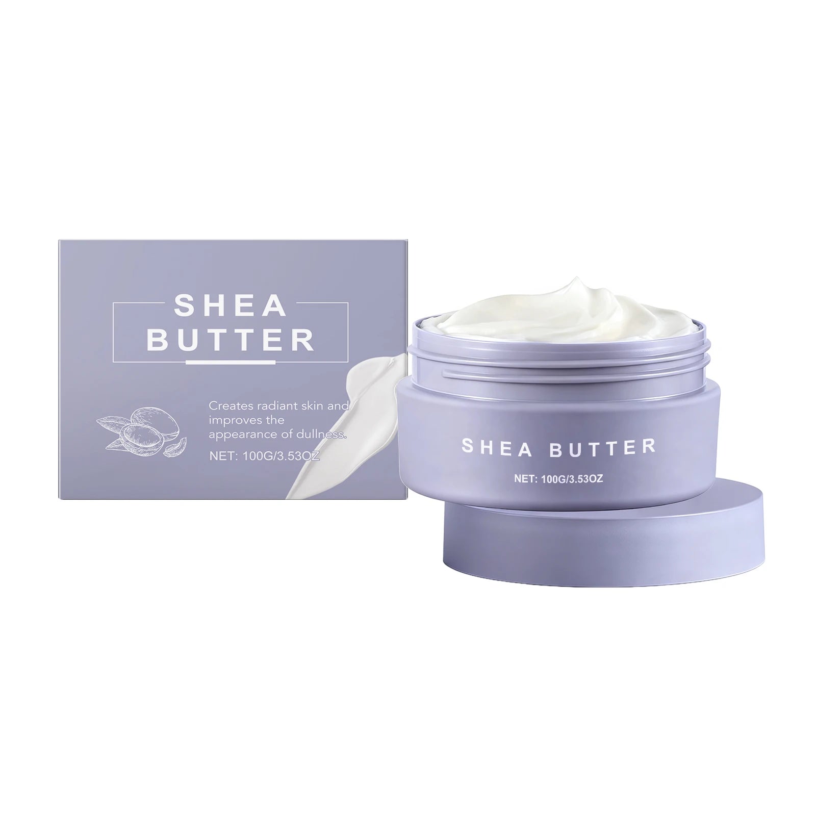 Repairs Damaged Skin Shea Butter Moisturizing Cream Regulates Sebum Balance Reduces Oil Secretion Prevents Acne Skincare Cream Zpaxo 100g boxed