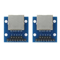 652F LED Featured RJ45 DIP2 54 Adapter PCBs Real Time Networking Zpaxo 2pcs CN