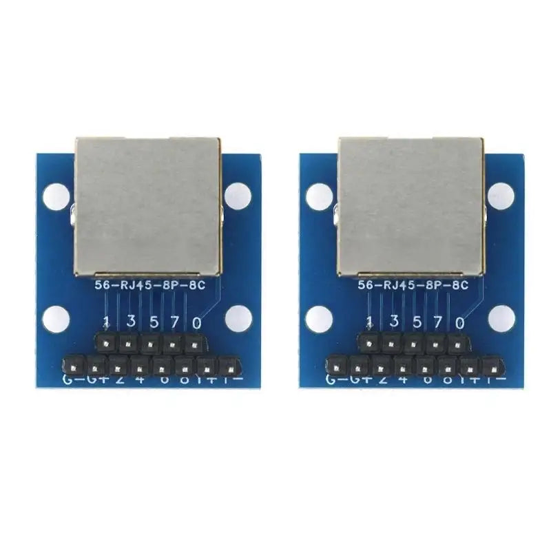652F LED Featured RJ45 DIP2 54 Adapter PCBs Real Time Networking Zpaxo 2pcs CN