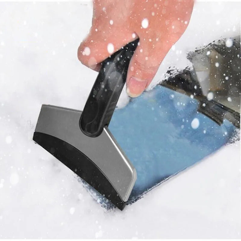Stainless Steel Car Windshield Ice Scraper Snow Removal Shovel Defrosting Ice Scraper Tool Glass Snow Removal Tools Zpaxo