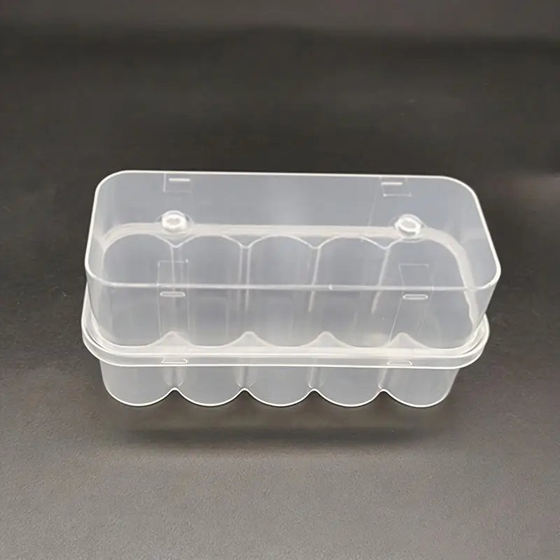 20mL 10-Slot Clear Vial Storage Case – Stackable Freezer Box