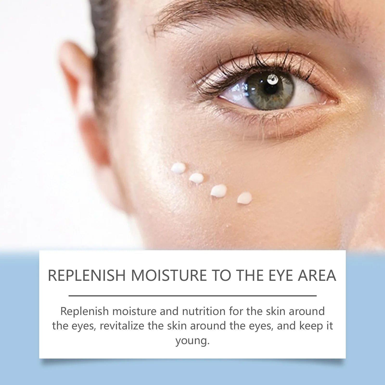 Hydrating Eye Cream for Dark Circles and Puffiness Gentle Moisturizing Formula Reduces Fine Lines 15ml Sensitive Skin Friendly Zpaxo