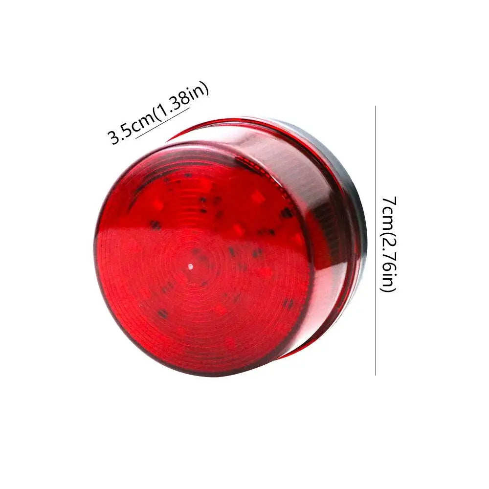 Lighting Parts 12V LED Strobe Light Safety Red Emergency Flashing Zpaxo