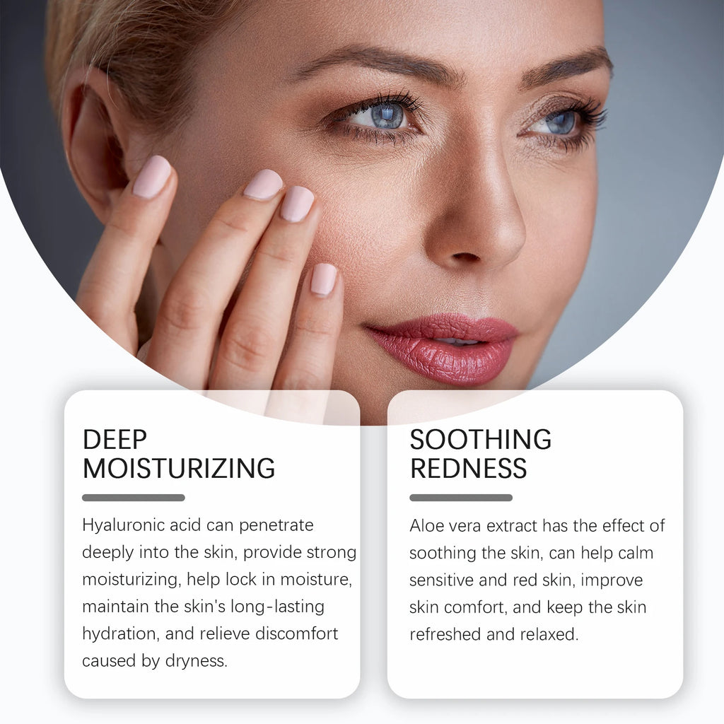 Hyaluronic Acid Soothing Face Cream – Deep Hydration 50g Face Moisturizer Cream Zpaxo