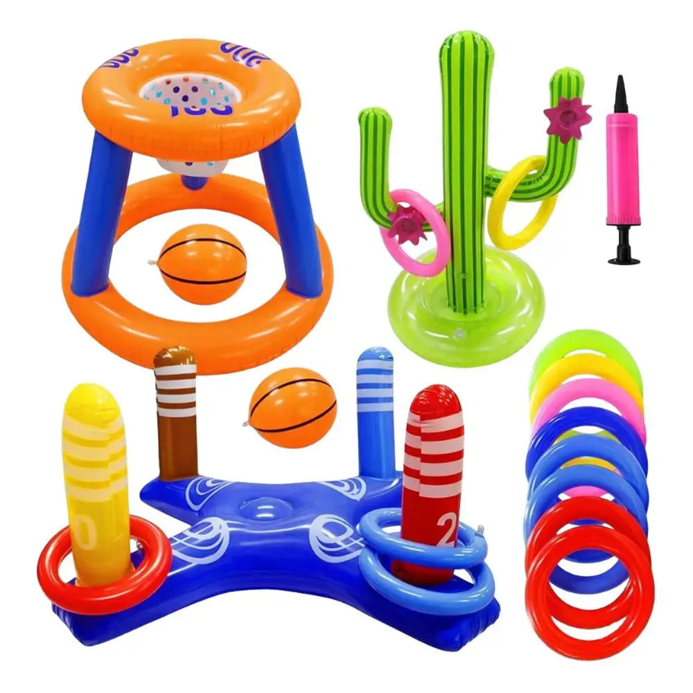 Pool Ring Throw Game Multiplayer Interactive Group Activity Swimming Zpaxo A China Mainland