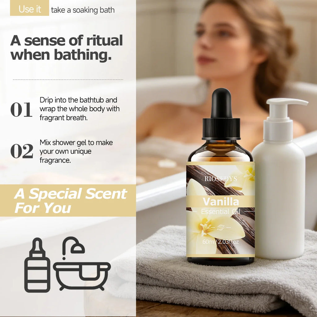 VANILLA ESSENTIAL OIL Has Deep Nourishing Moisturizing Effects Making Zpaxo