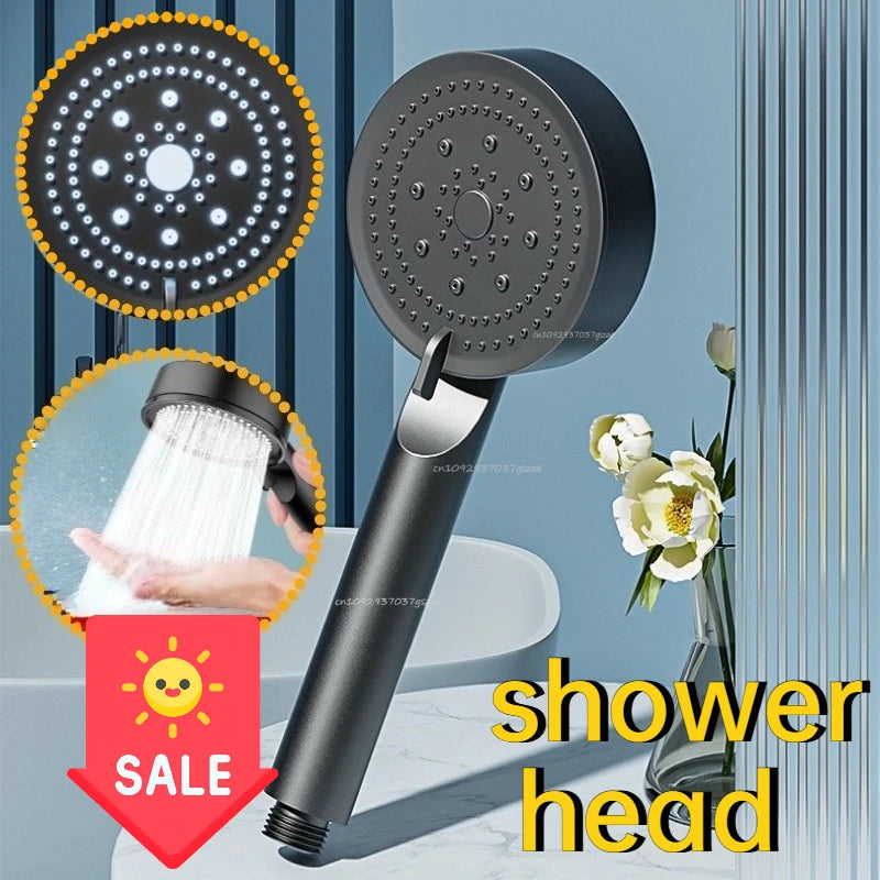 5 Modes Shower Head High Pressure Showerhead Portable Filter Rainfall Faucet Tap Bathroom Bath Home Innovative Accessories Zpaxo