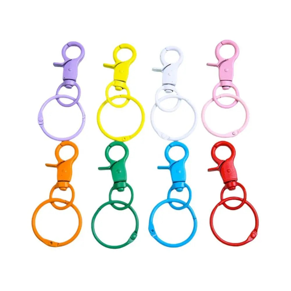 Candy Color Lobster Clasp Hooks Keyring Clip Hook Detachable Jewelry DIY Buckle Connector Colorful Jewelry Making Zpaxo