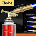 Portable Welding Gas Torch Flame Butane Burner Outdoor Camping BBQ Lighter Flamethrower Kitchen Supplies Welding Equipment Zpaxo Default Title