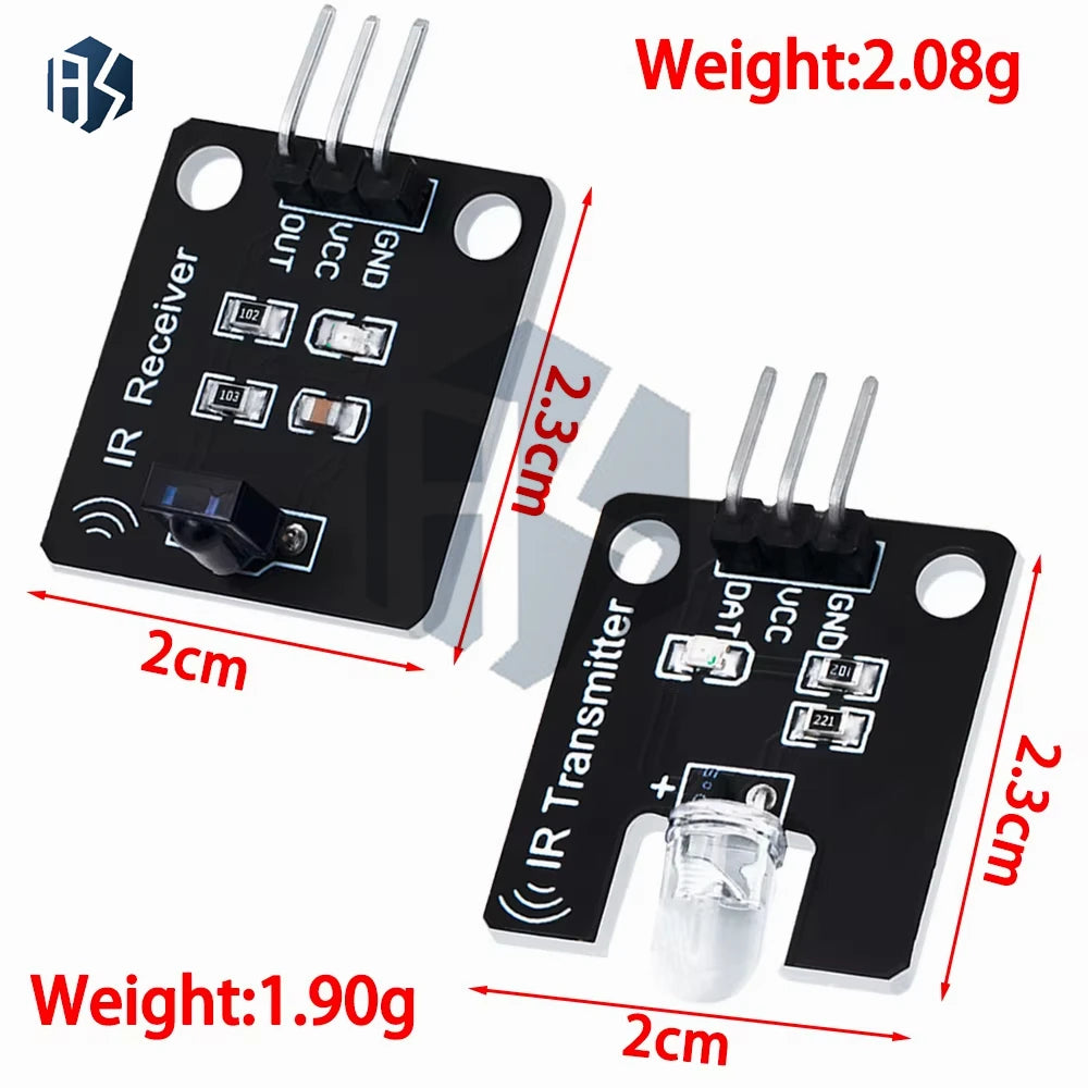 IR Infrared Transmitter Module Digital 38khz Receiver Sensor Remote Zpaxo