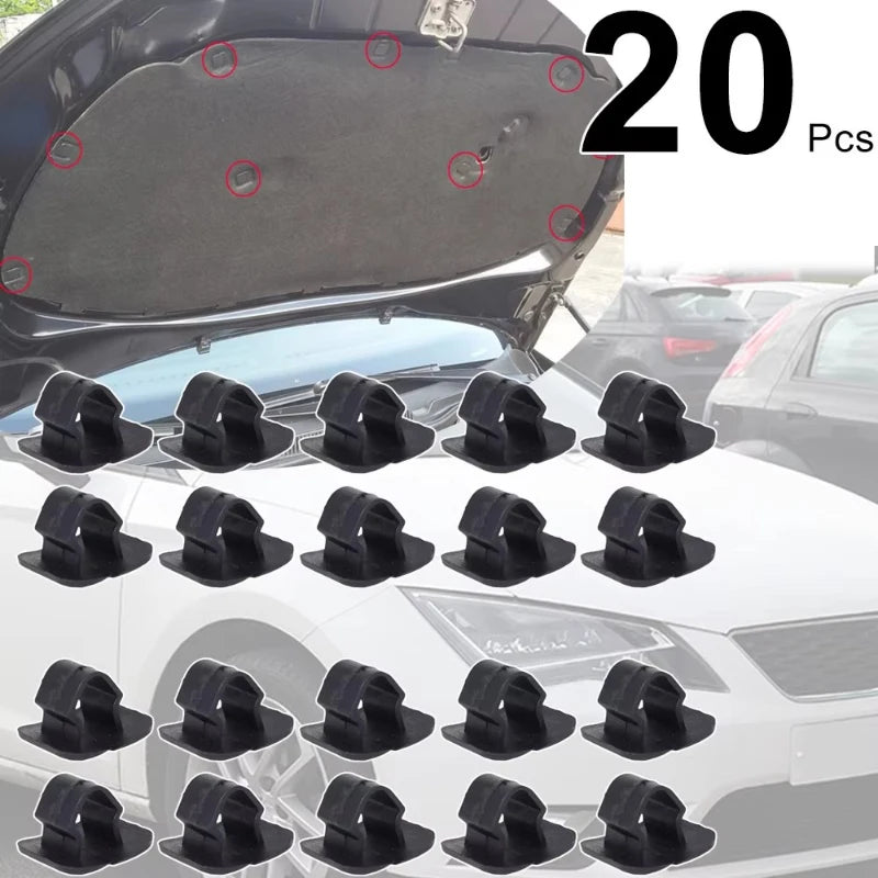 Plastic Push-In Rivet Clips for Car Trim & Bumpers – 10–60 Pack