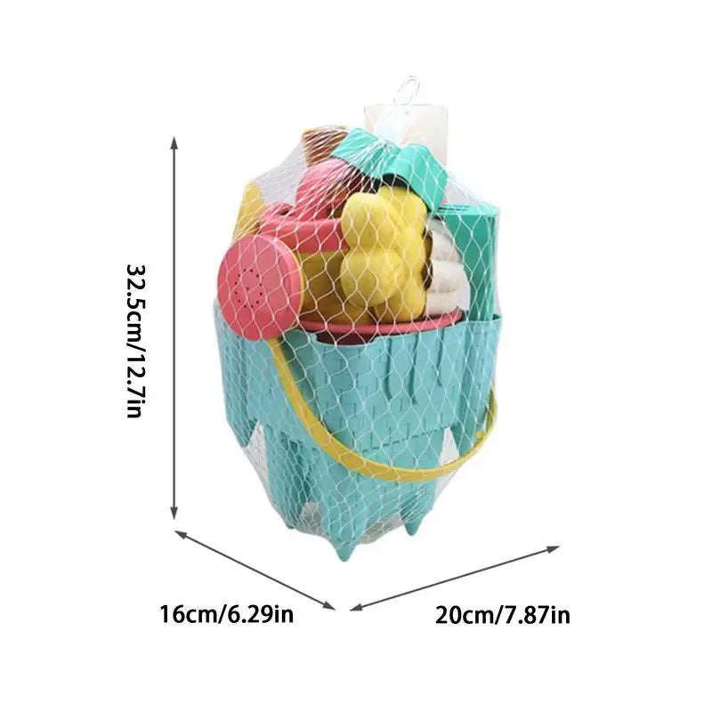 Kids Beach Sand Toy 10X Funny Interactive Playset Castle Toys Bucket Zpaxo
