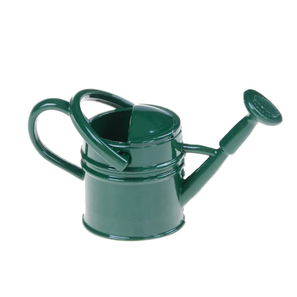 Garden Tools Tin Watering Can 1 12 Scale Dollhouse Miniatures Scenery
