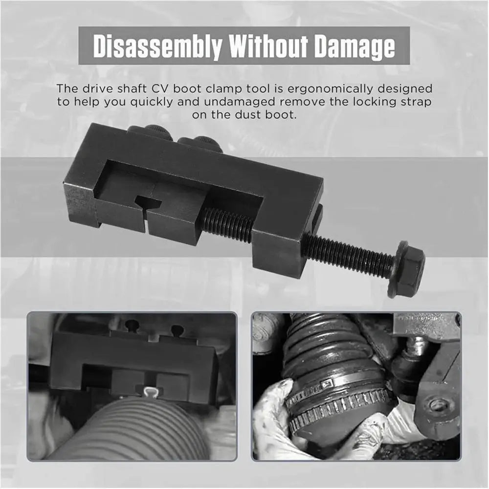 Universal CV Axle Boot Clamp Tool Locking Removal Drive Shaft Clamping Tool No-Removal Replacement Zpaxo