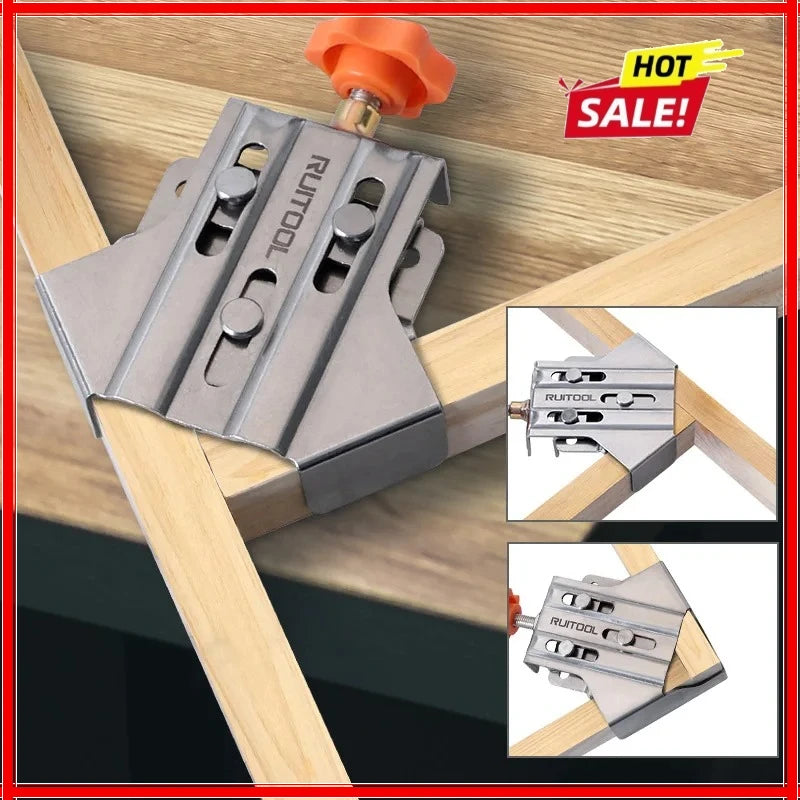 90° Right Angle Corner Clamp – Stainless Steel Woodworking Tool Corner Clamp Zpaxo