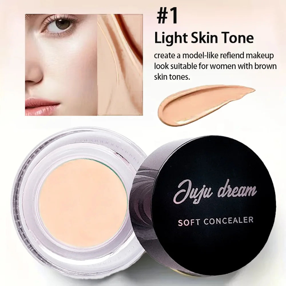 Full Coverage Waterproof Concealer – Hides Tattoos, Scars & Blemishes, Natural Matte Foundation for All Skin Tones, Long-Lasting Zpaxo Light Skin