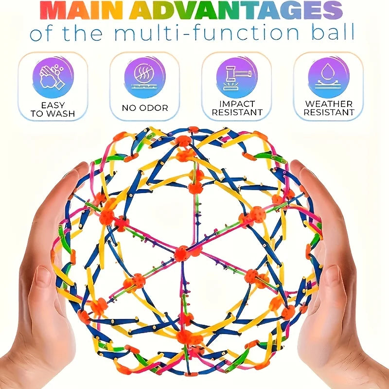 Foldable Expandable Magic Breathing Ball Toy Children Adults