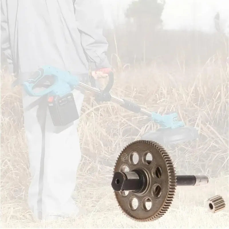 1set Gear With Shaft For Power Tools Chain Saw 550 Type 14 Teeth Brushless Motor Gear Assembly Zpaxo