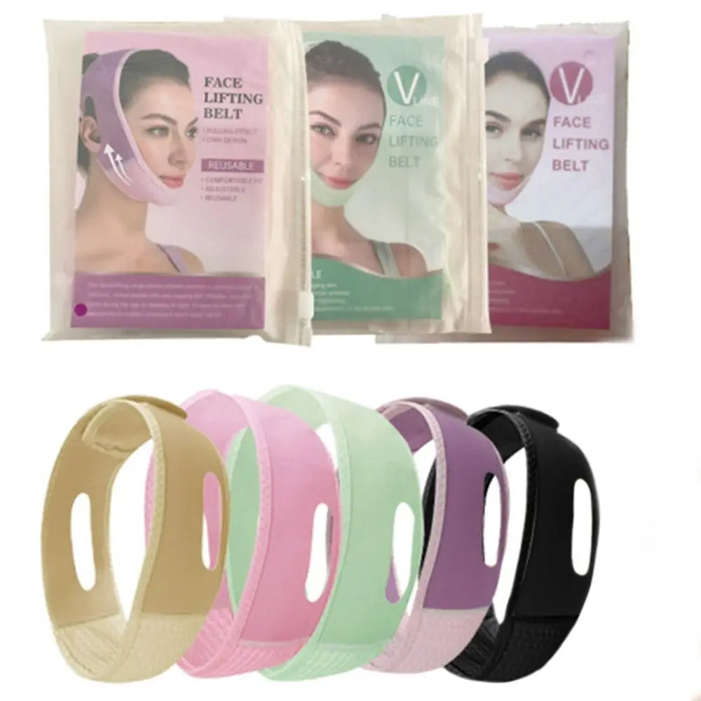 New Adjustable Face Slimming Strap Jawline Shaper Face Slimming Chin Strap Jaw Strap V Line V Face Strap for Sleeping Zpaxo