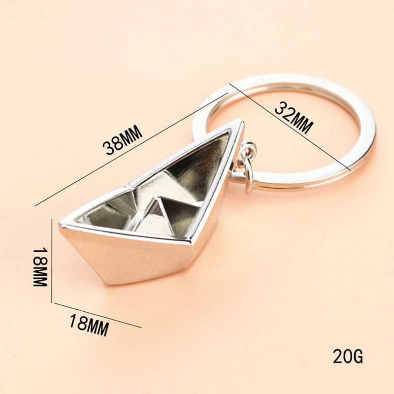 Men's Sailing Metal Alloy Boat Key Chains Rings Lucky Sailor Men Zpaxo