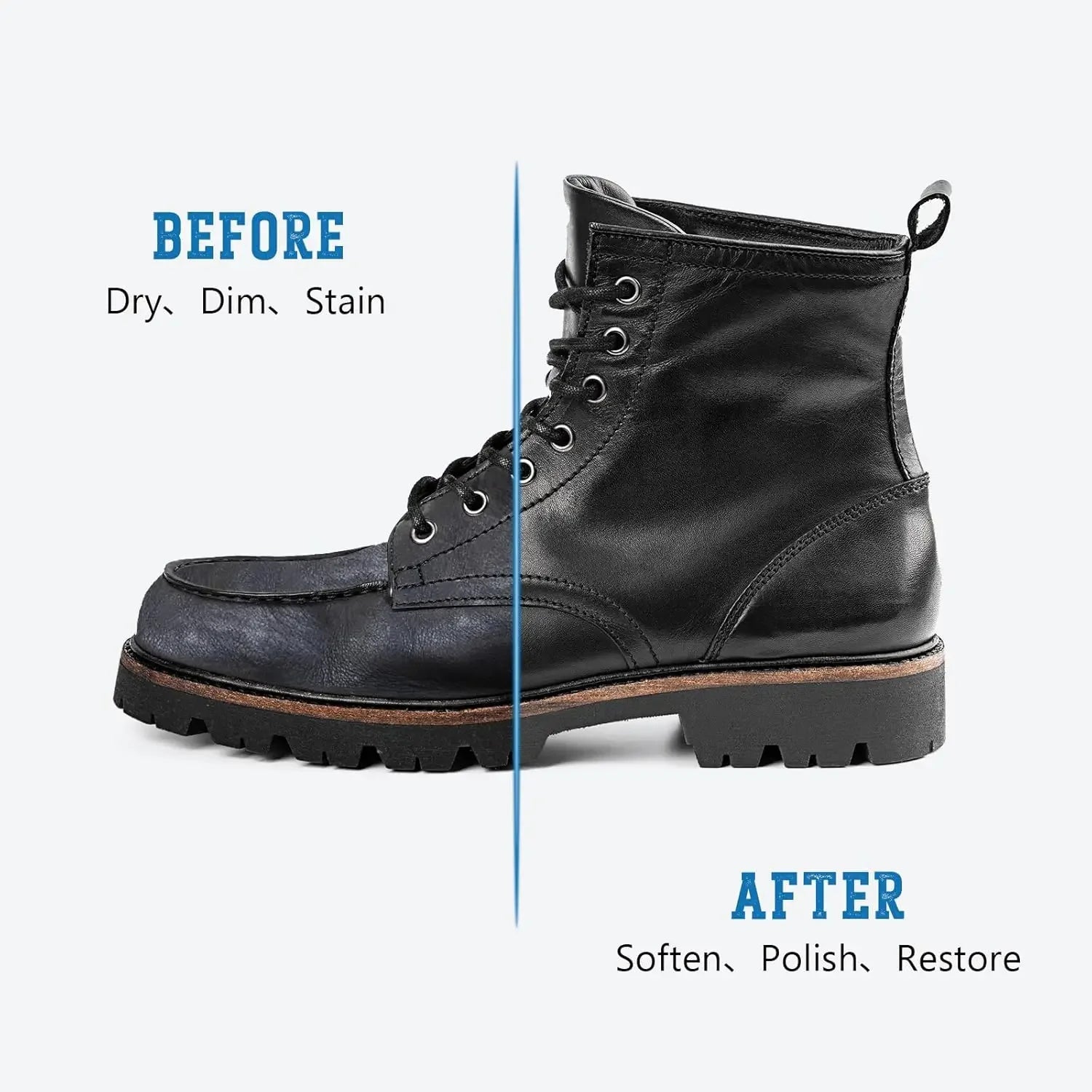 Neutral Leather Shoe Polish Cleaner and Conditioner Cream for Leather Shoes Bags Shine Moisturizing Nourish Anti‑Cracking Care Zpaxo